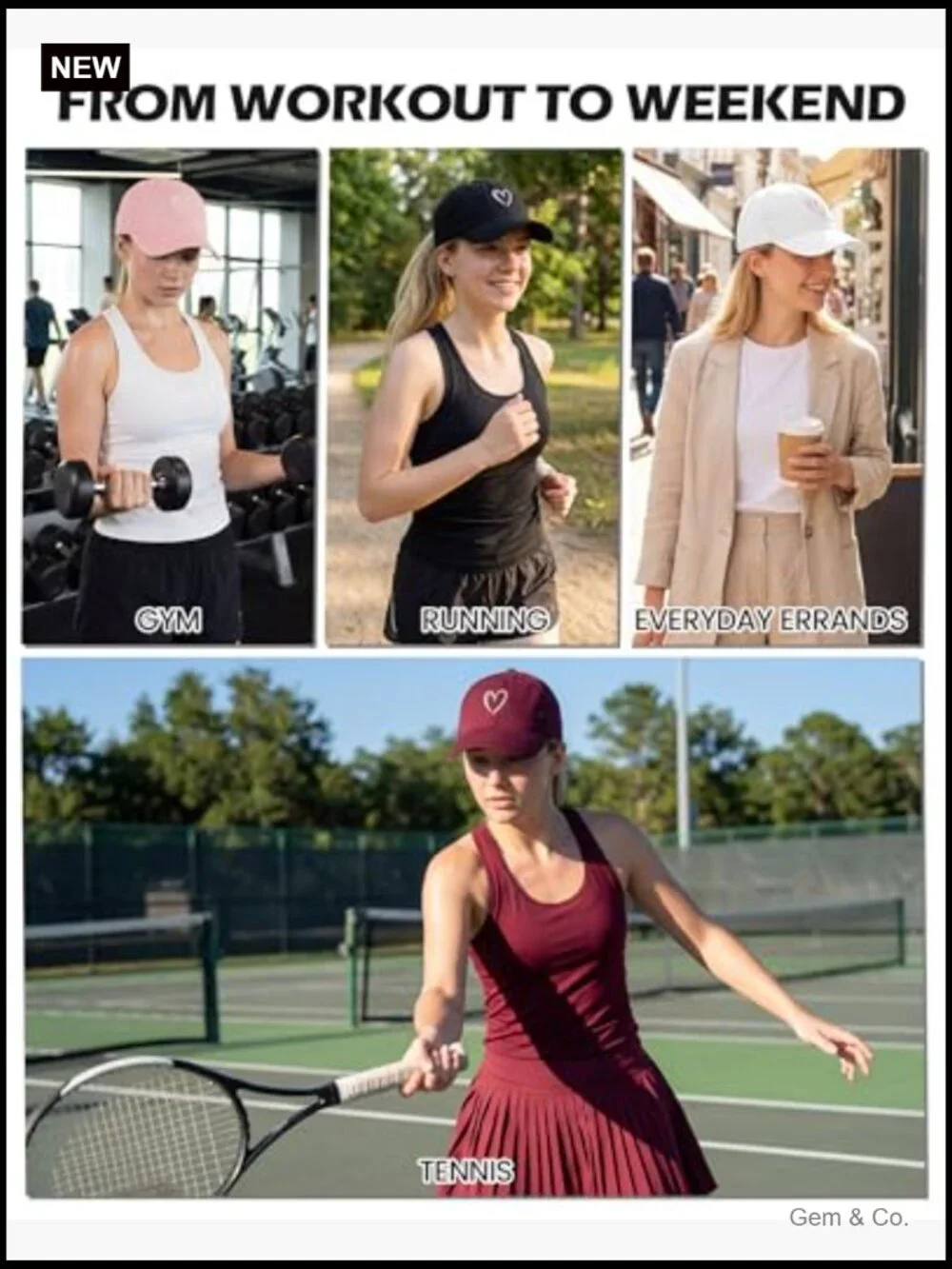 Adjustable Cotton Baseball Cap with Heart Embroidered Design, Unisex Dad Hat
